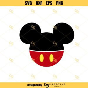 Mickey Mouse SVG, Mickey Mouse Pants SVG, Svg Files, Cricut SVG, Silhouette Svg, Cutting Files