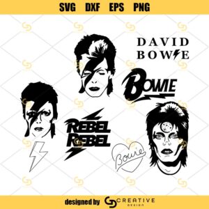 David Bowie Svg,Rebel Rebel Song Svg